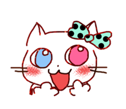 Odd Eye Cat sticker #13614855