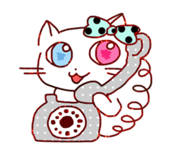 Odd Eye Cat sticker #13614862