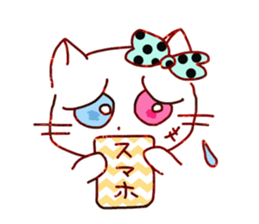 Odd Eye Cat sticker #13614864