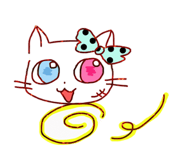 Odd Eye Cat sticker #13614865