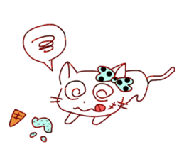 Odd Eye Cat sticker #13614873