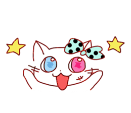 Odd Eye Cat sticker #13614879