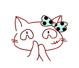 Odd Eye Cat sticker #13614880