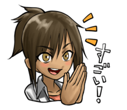 YURU Girl Stickers! sticker #13614966