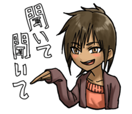 YURU Girl Stickers! sticker #13614972