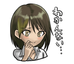 YURU Girl Stickers! sticker #13614980