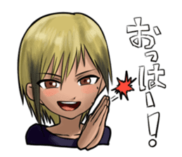 YURU Girl Stickers! sticker #13614984