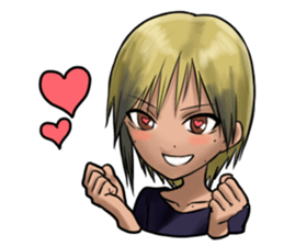 YURU Girl Stickers! sticker #13614985