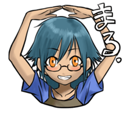 YURU Girl Stickers! sticker #13614994