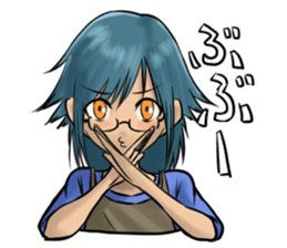 YURU Girl Stickers! sticker #13614995