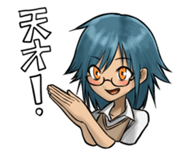 YURU Girl Stickers! sticker #13614996