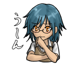 YURU Girl Stickers! sticker #13614997
