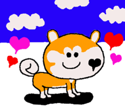 Shiba inu MOMO chan the third as well 36 sticker #13617015