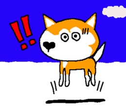 Shiba inu MOMO chan the third as well 36 sticker #13617021