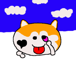 Shiba inu MOMO chan the third as well 36 sticker #13617027