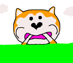 Shiba inu MOMO chan the third as well 36 sticker #13617028