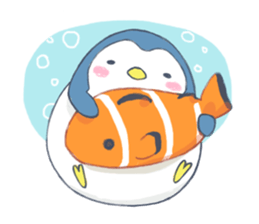 mochi-penguin sticker #13617187