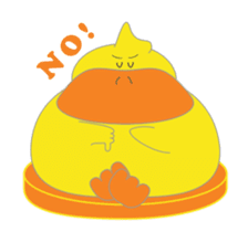 Piox - your bouncy duck bestie sticker #13617944