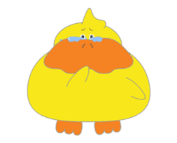 Piox - your bouncy duck bestie sticker #13617946