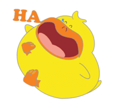 Piox - your bouncy duck bestie sticker #13617947