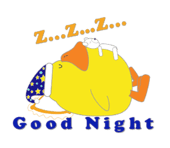 Piox - your bouncy duck bestie sticker #13617953