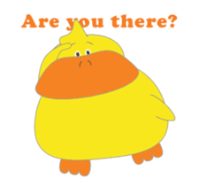 Piox - your bouncy duck bestie sticker #13617961