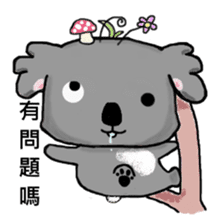 Koala hug sticker #13618054