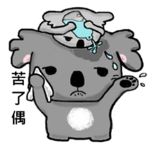 Koala hug sticker #13618077