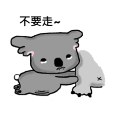 Koala hug sticker #13618078