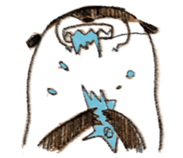 Playful otter sticker #13618142
