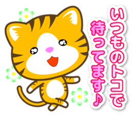 Waiting Cat "Dedicated waiting" sticker #13618342