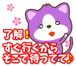 Waiting Cat "Dedicated waiting" sticker #13618365