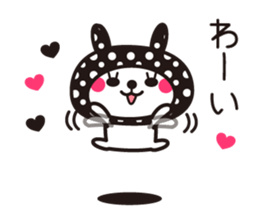 Cute rabbit Hood 5 sticker #13618577