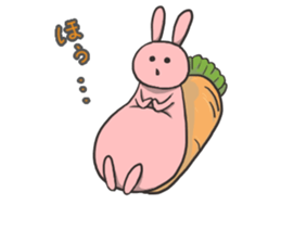 Rabbit and the companies the second sticker #13618701