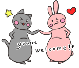 Rabbit and the companies the second sticker #13618715