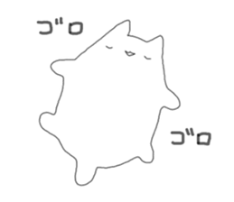 Talkative Rice ball cat sticker #13619082