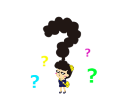 Naughty pre-schooler and baby sticker #13619587