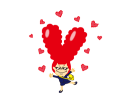 Naughty pre-schooler and baby sticker #13619600