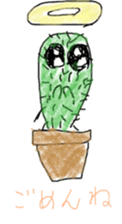 Cactus angel (graffiti Ver.) sticker #13619857