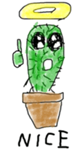 Cactus angel (graffiti Ver.) sticker #13619858