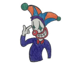 Clown red nose. sticker #13619911