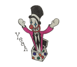 Clown red nose. sticker #13619914