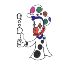 Clown red nose. sticker #13619923