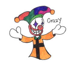 Clown red nose. sticker #13619925