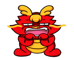 Chaos dragon balls 3 cartoon sticker #13620231