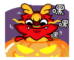 Chaos dragon balls 3 cartoon sticker #13620233