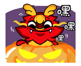 Chaos dragon balls 3 cartoon sticker #13620233