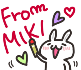 Miki dedicated sticker sticker #13621089