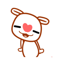 Feel Rabbit: Naughty sticker #13621705