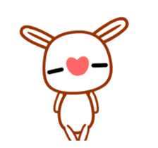 Feel Rabbit: Naughty sticker #13621709